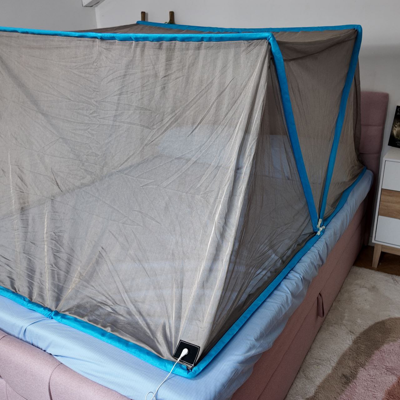 Tente anti-ondes « Safecover»Tente anti-onde 5 faces avec raccordement à la Terre