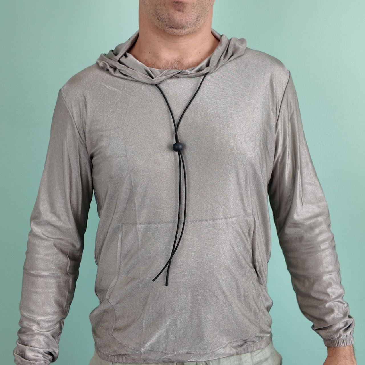 Sweat à capuche anti-ondes Ondalterra-100 % fibre d’argent conductrice-Tailles M, L, XL
