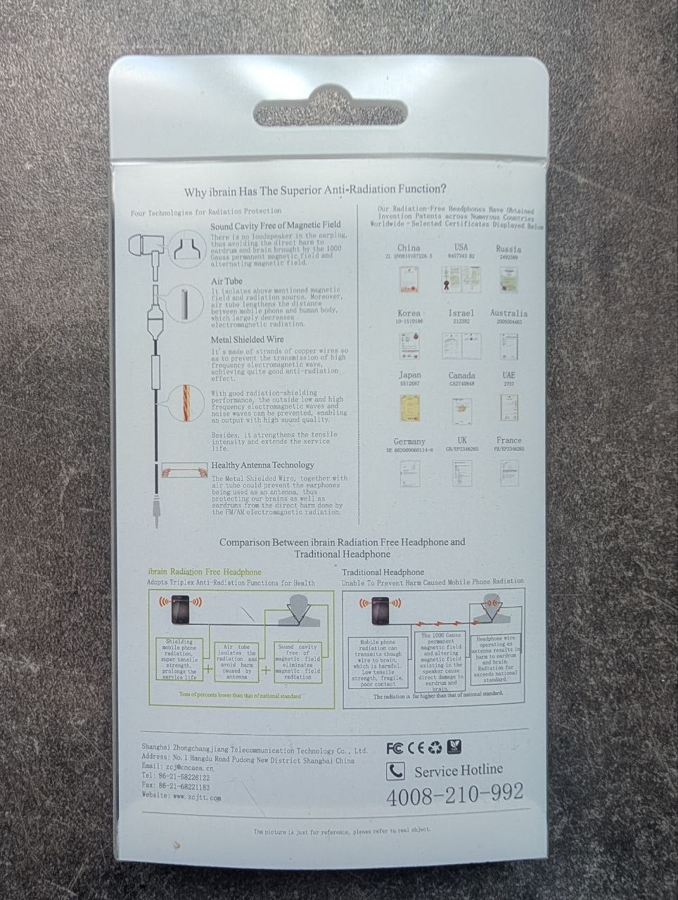 Écouteurs stéthoscopiques Air Communication – iPhone / Type-C / Jack, réduction ondes & confort audio
