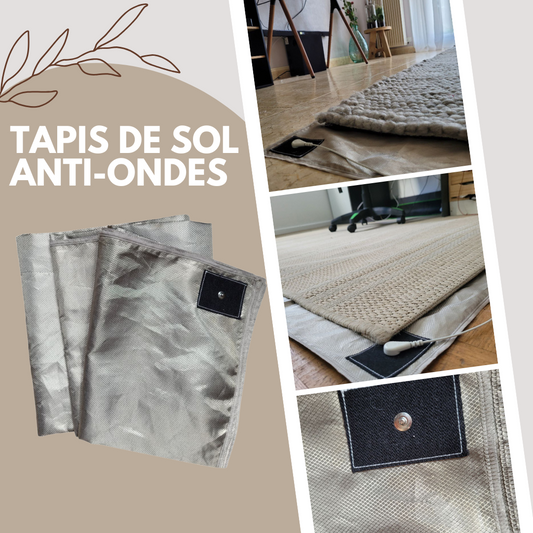 Tapis de sol anti-ondes de mise à la terre