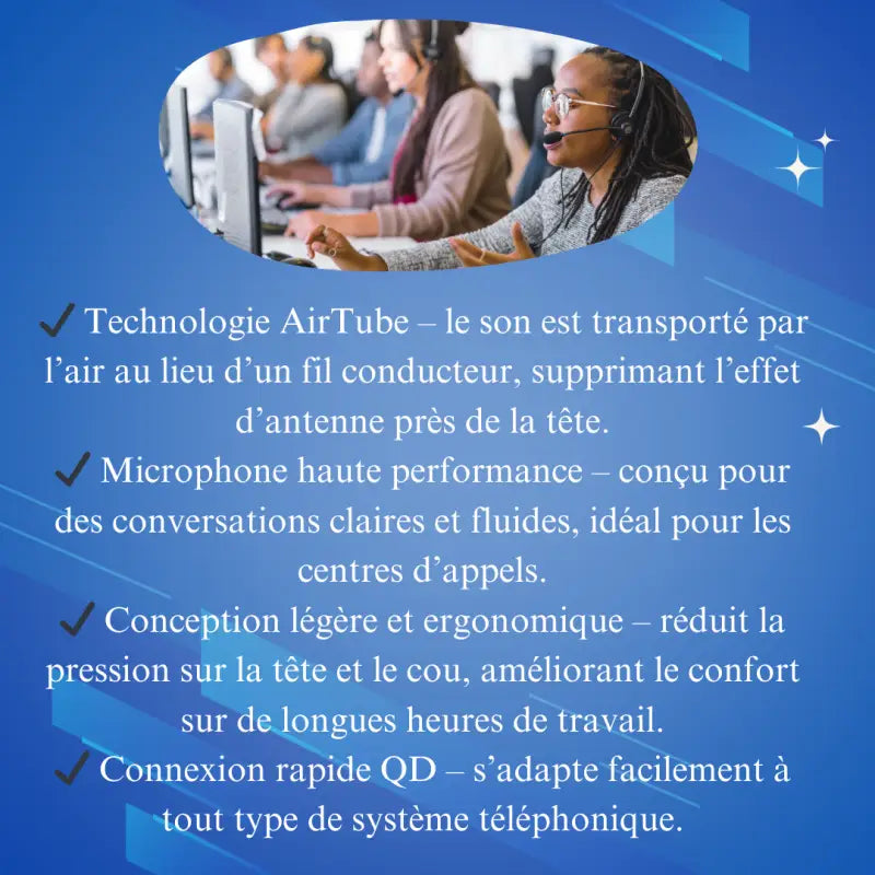 Casque stéthoscopique airtube – la solution anti-ondes pour les centres d’appel par inalterra.fr