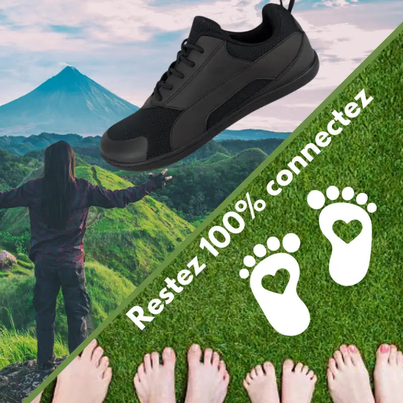 Chaussures barefoot de earthing grounding mise à la terre inalterra par inalterra.fr