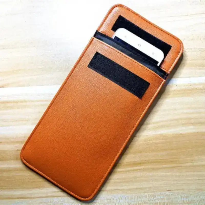 📡 étui anti-ondes en simili-cuir biocompatible – protection maximale contre l’exposition aux ondes de votre smartphone