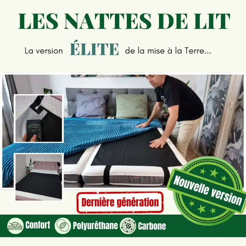 La natte de lit mise à la terre ’terreconnect’ version elite par inalterra.fr