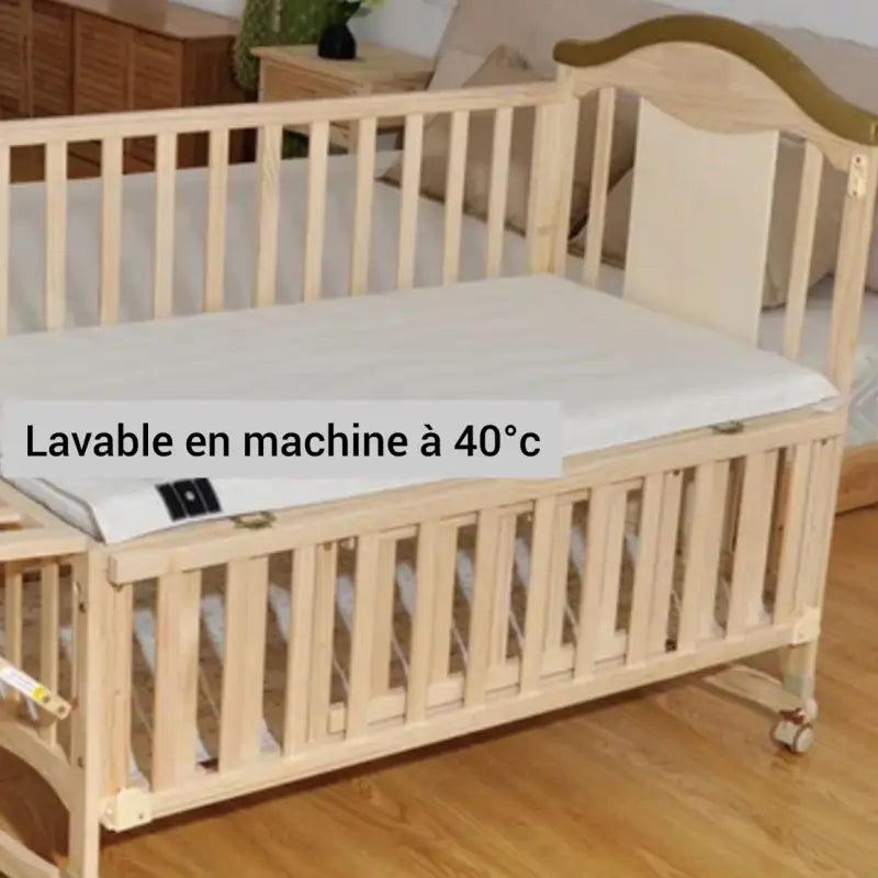 Le drap housse de mise à la terre blanc bébé 60cm x 120cm par inalterra.fr