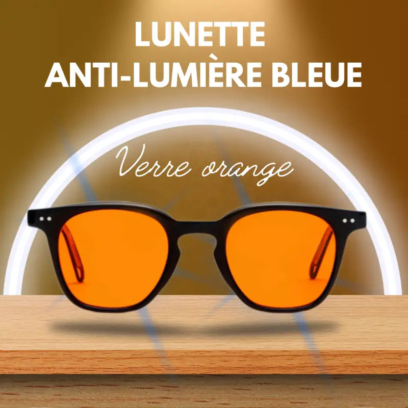 Lunettes de protection anti-lumière bleue verres oranges par inalterra.fr