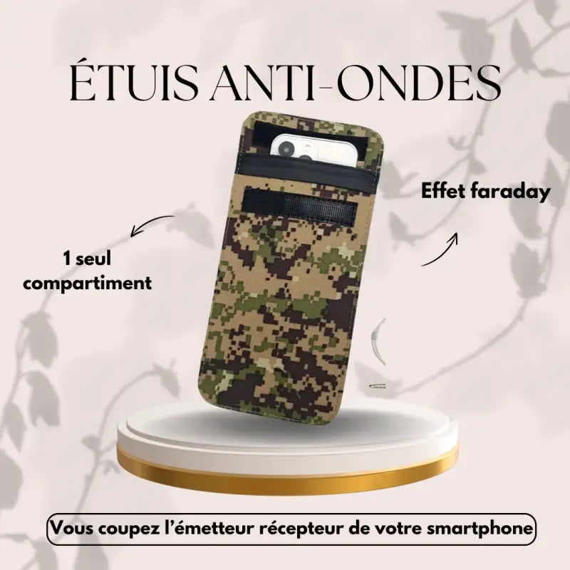 Pochette anti-ondes army – effet faraday par inalterra.fr