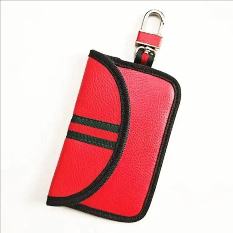 Porte-clé faraday anti-fraude – protégez votre carte bancaire et véhicule rouge par inalterra.fr