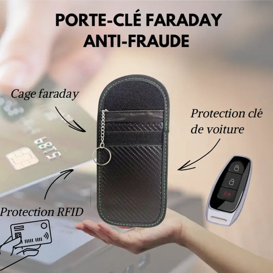 Porte-clé faraday anti-fraudes – protégez votre carte bancaire et véhicule par inalterra.fr
