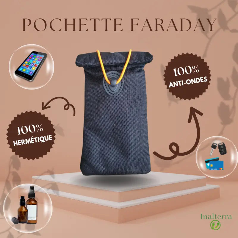 Pochette anti-onde faraday par inalterra.fr