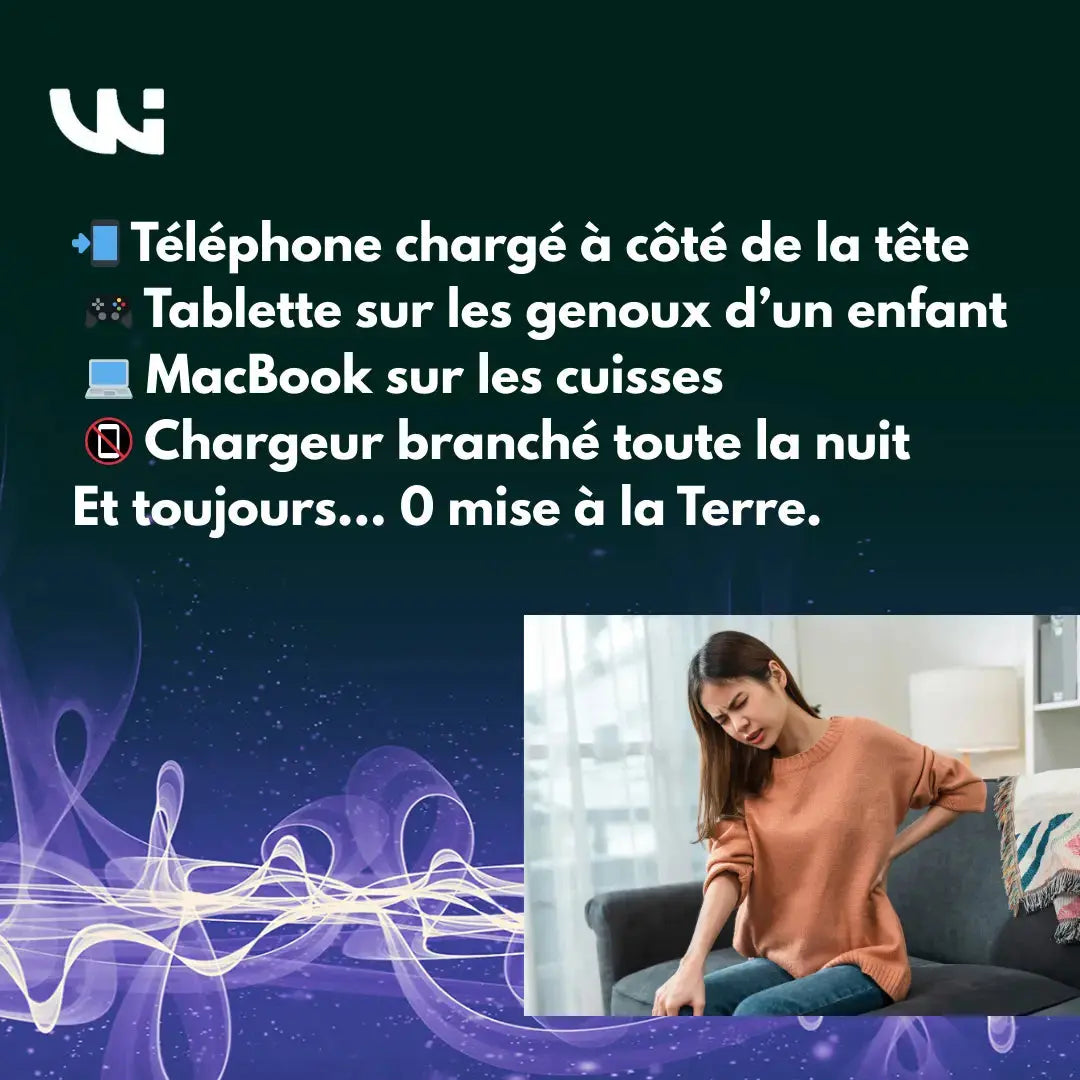Chargeur WICAYA 65W avec mise à la Terre intégrée USB et USB-C anti-ondes.fr