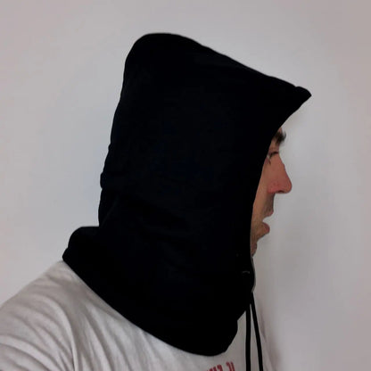 Cagoule anti-ondes en fibre conductrice – Protection intégrale tête et nuque anti-ondes.fr