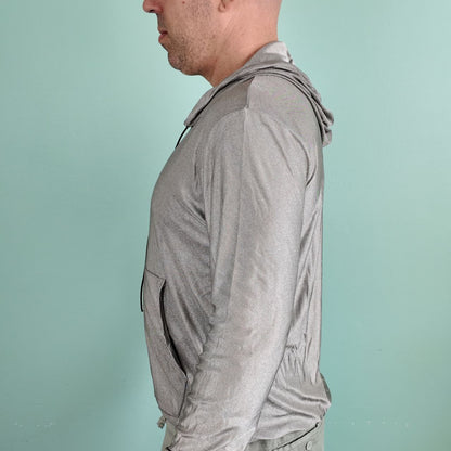 Sweat à capuche anti-ondes Ondalterra-100 % fibre d’argent conductrice-Tailles M, L, XL