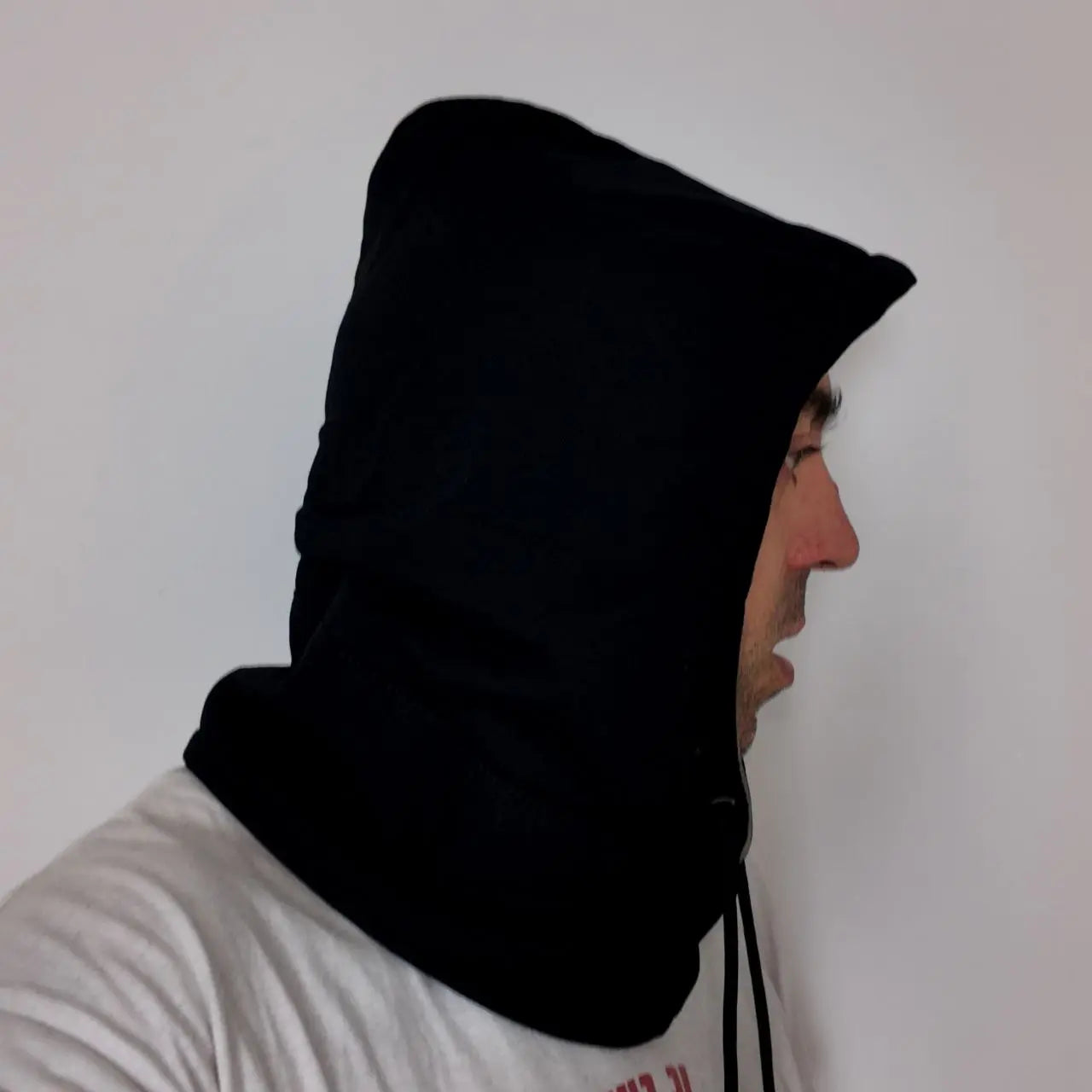 Cagoule anti-ondes en fibre conductrice – Protection intégrale tête et nuque anti-ondes.fr