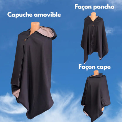 Poncho anti ondes protection radiofréquences EMF wifi 5G mixte