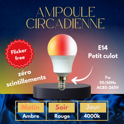 ampoule anti lumiere bleue circadienne