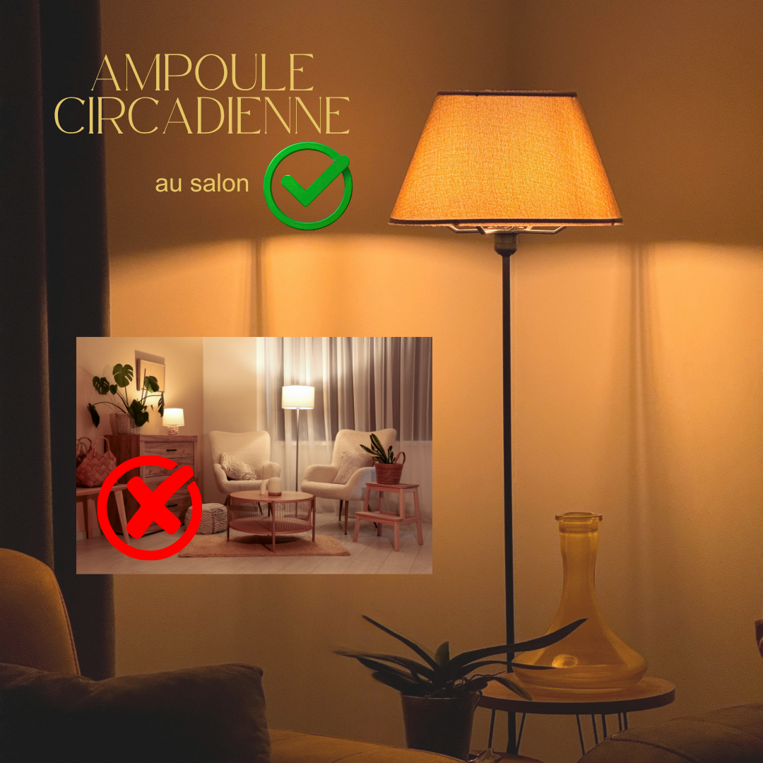 ampoule anti lumiere bleue circadienne