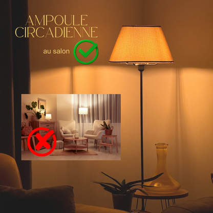 ampoule anti lumiere bleue circadienne