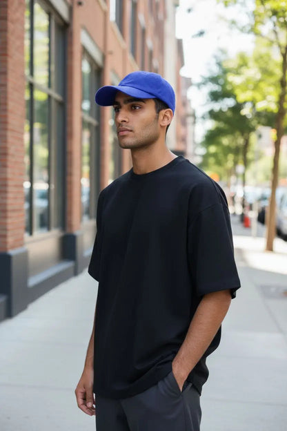 casquette anti ondes bleu homme protection 5G électrosensible et tee shirt anti ondes