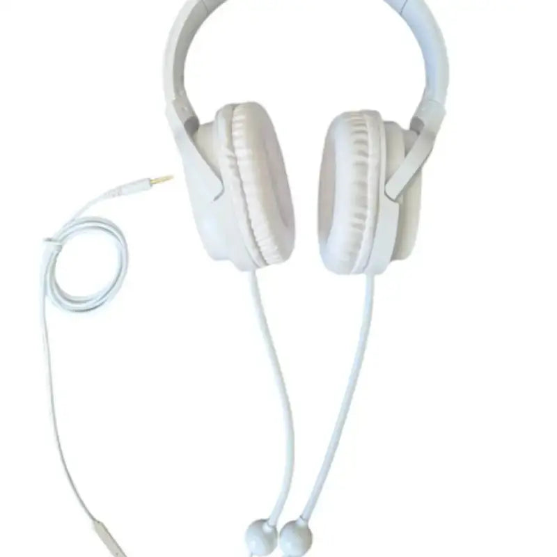 Casque stéthoscopique anti-ondes Terra-Coustic blanc prise jack