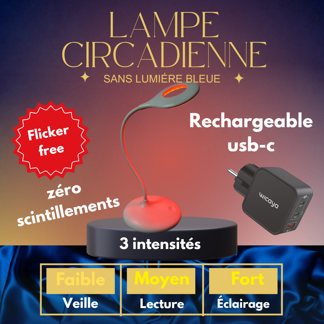 lampe anti lumiere bleue circadienne