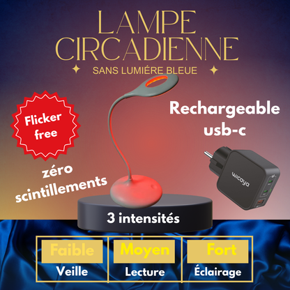 lampe anti lumiere bleue circadienne