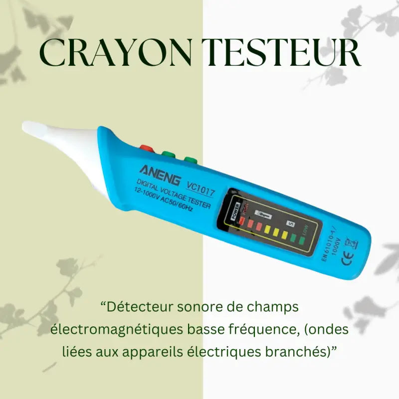 Le crayon détecteur bleu par inalterra.fr