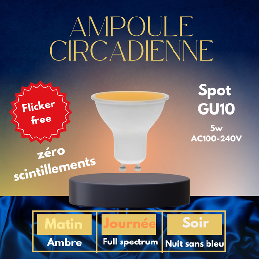 ampoule anti lumiere bleue circadienne