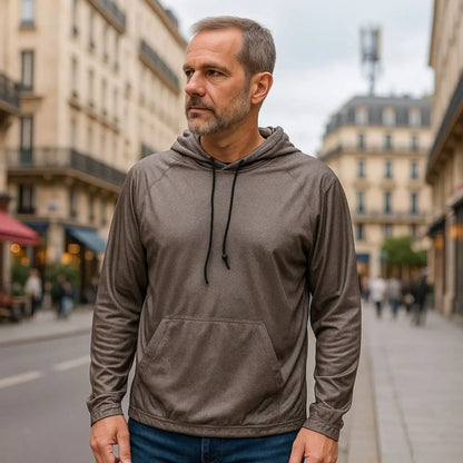 sweat à capuche anti ondes vetement protection radiofréquences EMF wifi 5G bluetooth 